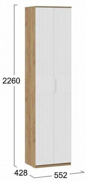 Шкаф платяной Хилтон Исп. 2 в Сургуте - surgut.mebel24.online | фото 7