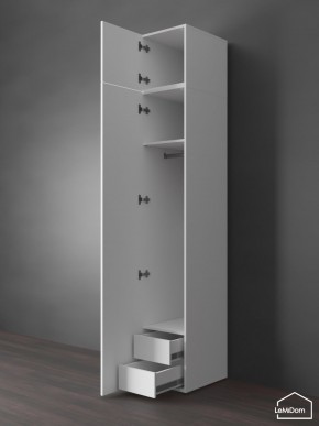 Шкаф с антресолью Linnea MHR-1POA-3 2450х400х510 (Белый-М 11.1.1) в Сургуте - surgut.mebel24.online | фото 6