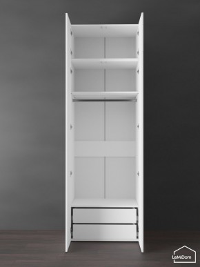 Шкаф с антресолью Linnea MHR-2POA-3 2450х800х510 (Белый-М 11.1.1) в Сургуте - surgut.mebel24.online | фото 5