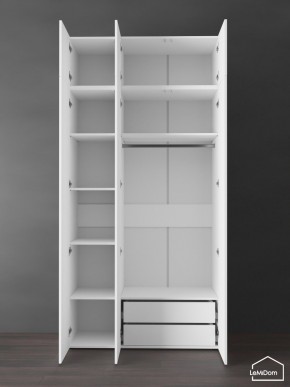 Шкаф с антресолью Linnea MHR-3POA-2 2450х1200х510 (Белый-М 11.1.1) в Сургуте - surgut.mebel24.online | фото 6