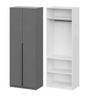 Шкаф ШК-5 + 2 полки (800) Графит серый в Сургуте - surgut.mebel24.online | фото