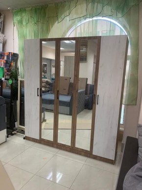 Шкаф Вегас 2000 Дуб крафт табачный/Дуб крафт белый в Сургуте - surgut.mebel24.online | фото 3
