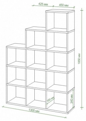 Стеллаж Бартоло СЛД 5 в Сургуте - surgut.mebel24.online | фото 2