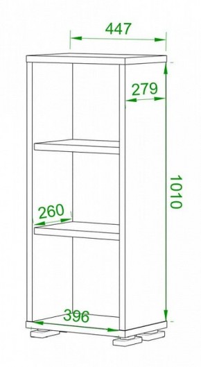 Стеллаж Домино нельсон ПУ-10-1 в Сургуте - surgut.mebel24.online | фото 2