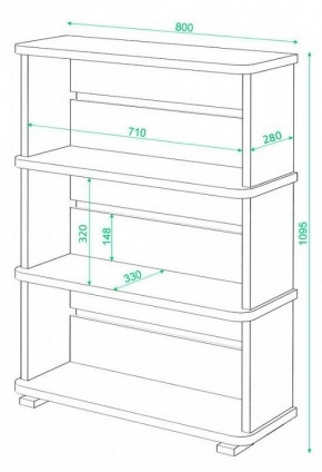 Стеллаж Домино СБ-25/3 в Сургуте - surgut.mebel24.online | фото 3