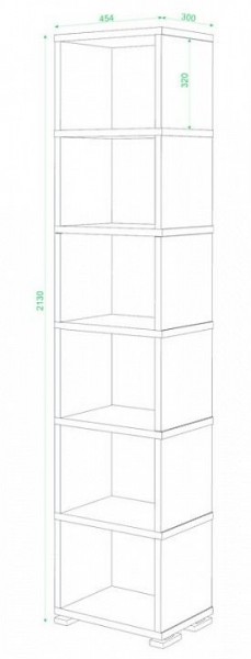 Стеллаж-колонка СБ-15/6 в Сургуте - surgut.mebel24.online | фото 2