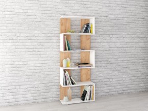 Стеллаж Ромео-1 Дуб крафт золотой/Белый в Сургуте - surgut.mebel24.online | фото