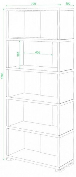 Стеллаж СБ-10/5 в Сургуте - surgut.mebel24.online | фото 2