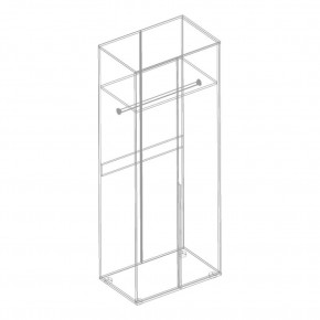 СТИЛ Шкаф 2-ств для одежды в Сургуте - surgut.mebel24.online | фото 2