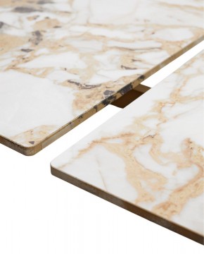 Стол ACERRA NEW 160 GLOSS GRAND JADE SOLID CERAMIC/ каркас цвета шампань, ®DISAUR в Сургуте - surgut.mebel24.online | фото 8