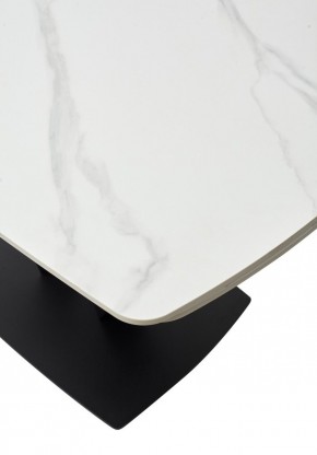 Стол ALATRI 120 MATT WHITE MARBLE SOLID CERAMIC / BLACK, ®DISAUR в Сургуте - surgut.mebel24.online | фото 11