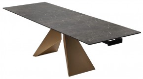 Стол ALES 180 BLACK GRAVE SOLID CERAMIC, керамика / бронзовый, ®DISAUR в Сургуте - surgut.mebel24.online | фото 7