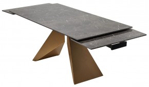 Стол ALES 180 BLACK GRAVE SOLID CERAMIC, керамика / бронзовый, ®DISAUR в Сургуте - surgut.mebel24.online | фото 9