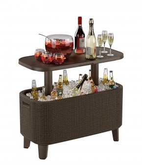 Стол Беви Бар (Bevy Bar Large Cool Bar), коричневый в Сургуте - surgut.mebel24.online | фото 3