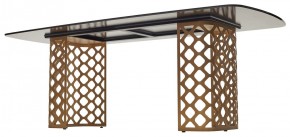 Стол CHIAVARI 220 KL-188 Контрастный мрамор матовый, итальянская керамика / Шампань, ®DISAUR в Сургуте - surgut.mebel24.online | фото 5