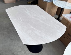 Стол KAI 140 TL-109 поворотная система раскладки, испанская керамика / Темно-серый / Черный, ®DISAUR в Сургуте - surgut.mebel24.online | фото 7