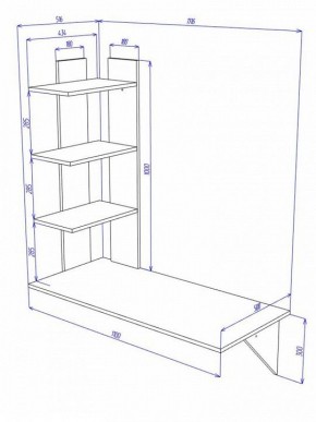 Стол компьютерный Домино Cross СтТ5 в Сургуте - surgut.mebel24.online | фото 2