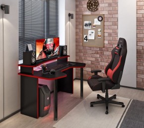 Стол компьютерный Домино Lite СКЛ-Игр140+НКИЛ140 в Сургуте - surgut.mebel24.online | фото 2