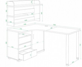 Стол компьютерный Домино нельсон СР-145М в Сургуте - surgut.mebel24.online | фото 2