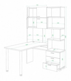 Стол компьютерный Домино нельсон СР-500М190 в Сургуте - surgut.mebel24.online | фото 3