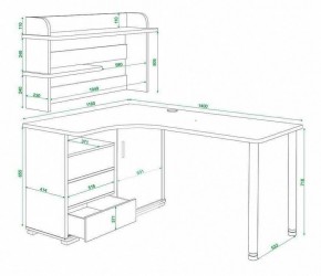 Стол компьютерный Домино СР-145М в Сургуте - surgut.mebel24.online | фото 5