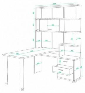 Стол компьютерный Домино СР-420/130 в Сургуте - surgut.mebel24.online | фото 2