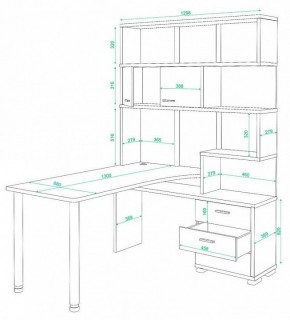Стол компьютерный Домино СР-420/130 в Сургуте - surgut.mebel24.online | фото 2
