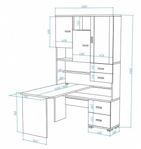 Стол компьютерный Домино СР-620/140 в Сургуте - surgut.mebel24.online | фото 3