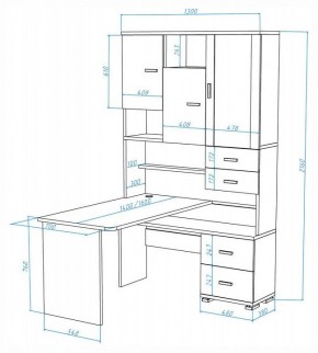 Стол компьютерный Домино СР-620-160 в Сургуте - surgut.mebel24.online | фото 2