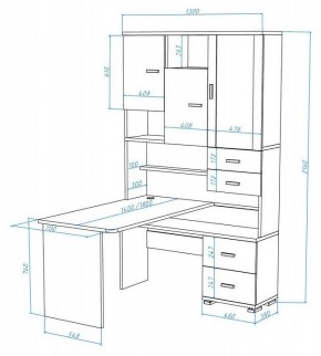 Стол компьютерный Домино СР-620/180 в Сургуте - surgut.mebel24.online | фото 2