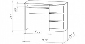 НИЦЦА-11 Стол компьютерный (НЦ.11) в Сургуте - surgut.mebel24.online | фото 3