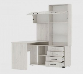 Стол компьютерный "ПКС-11" ЛЕВЫЙ (дуб крафт белый) в Сургуте - surgut.mebel24.online | фото 2