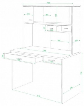 Стол компьютерный СК-60 в Сургуте - surgut.mebel24.online | фото 2