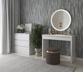 Стол косметический Энкель 100 белый в Сургуте - surgut.mebel24.online | фото 4