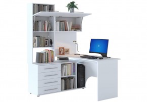 Компьютерный стол КСТ-14Л 140х123,5х182,8 белый левый в Сургуте - surgut.mebel24.online | фото 3