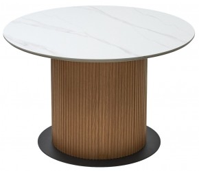 Стол MESA D120 цвет БЕЛЫЙ МРАМОР M326 / Каркас OAK, ®DISAUR в Сургуте - surgut.mebel24.online | фото 7