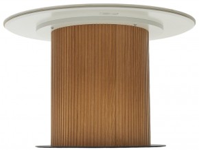 Стол MESA D120 цвет БЕЛЫЙ МРАМОР M326 / Каркас OAK, ®DISAUR в Сургуте - surgut.mebel24.online | фото 8
