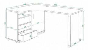 Стол письменный Домино СР-145СМ в Сургуте - surgut.mebel24.online | фото 5