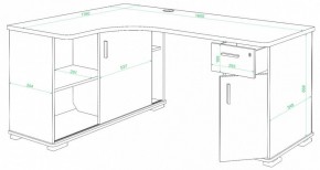 Стол письменный Домино СР-160М в Сургуте - surgut.mebel24.online | фото 2