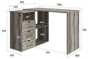 Стол письменный ДримСтар ДС-5 в Сургуте - surgut.mebel24.online | фото 7