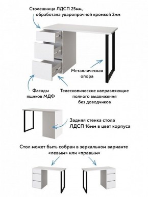 Стол письменный Эконом стандарт С-401 в Сургуте - surgut.mebel24.online | фото 6