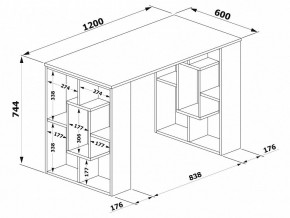 Стол письменный СПм-15 в Сургуте - surgut.mebel24.online | фото 3