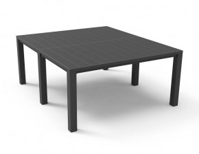 Стол раскладной Джули (Julie Double table 2 configurations) Графит в Сургуте - surgut.mebel24.online | фото 3