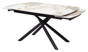 Стол RIVOLI 140 GLOSS LUXURY PANDORA SOLID CERAMIC / BLACK, ®DISAUR в Сургуте - surgut.mebel24.online | фото 5