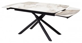 Стол RIVOLI 140 GLOSS LUXURY PANDORA SOLID CERAMIC / BLACK, ®DISAUR в Сургуте - surgut.mebel24.online | фото 6