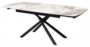 Стол RIVOLI 140 GLOSS LUXURY PANDORA SOLID CERAMIC / BLACK, ®DISAUR в Сургуте - surgut.mebel24.online | фото 7