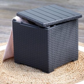 Стол с функцией хранения Виго (Vigo storage box) графит в Сургуте - surgut.mebel24.online | фото 1