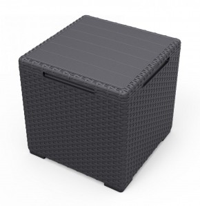 Стол с функцией хранения Виго (Vigo storage box) графит в Сургуте - surgut.mebel24.online | фото 2