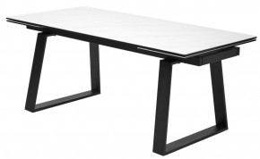 Стол VASTO 180 MARBLES KL-99 Белый мрамор матовый, итальянская керамика/ черный каркас, ®DISAUR в Сургуте - surgut.mebel24.online | фото 4