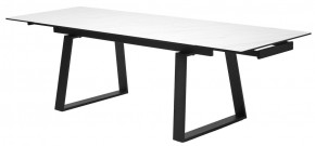 Стол VASTO 180 MARBLES KL-99 Белый мрамор матовый, итальянская керамика/ черный каркас, ®DISAUR в Сургуте - surgut.mebel24.online | фото 9